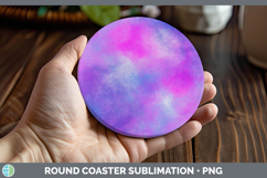 GorgeousBackgrounds Round Coaster design.