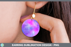 GorgeousBackgrounds Round Earrings design.