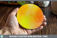 GorgeousBackgrounds Round Coaster design.