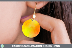GorgeousBackgrounds Round Earrings design.