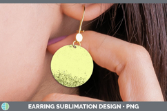 GorgeousBackgrounds Round Earrings design.