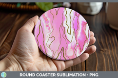 GorgeousBackgrounds Round Coaster design.