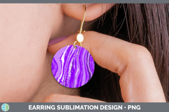GorgeousBackgrounds Round Earrings design.