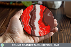 GorgeousBackgrounds Round Coaster design.