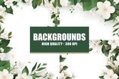 Invitation floral background, floral digital paper Product Image 1