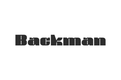 Backman Font Product Image 1