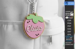 Personalized Backpack Tags Laser Cut Bundle | Name Charm SVG Product Image 10