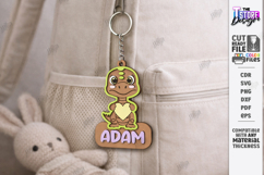 Backpack Tag Laser Cut | Keychains SVG | Name Tag | Bag Tag Product Image 1