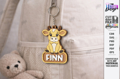 Backpack Tag Laser Cut | Keychains SVG | Name Tag | Bag Tag Product Image 1