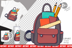 Backpack Clipart Product Image 1