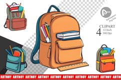 Backpack Clipart Product Image 1