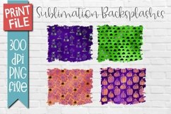 Halloween Sublimation Backsplash Background Design Product Image 1