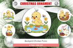 Ornament Chicken Picnic Day Product Image 1