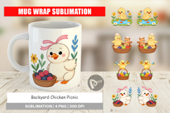 Mug Wrap Chicken Picnic Day Product Image 1