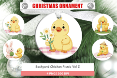 Ornament Chicken Picnic Day Product Image 1