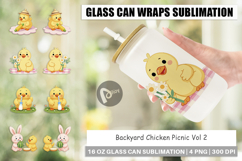 Glass Can Chicken Picnic Day Product Image 1