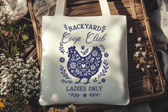 Backyard Coop Club SVG PNG | Funny Chicken Lady Design Print Product Image 2