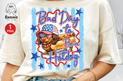 Bad Day to Be a Hotdog Dachshund Patriotic 4th of July Product Image 1