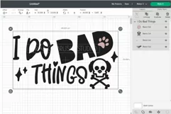 Bad Dogs Bandana SVG Cute Dog Mom Quote Design For Cricut