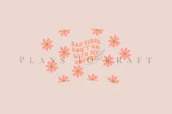 bad vibes dont go with my coffee daisy funny quotes starbucks 16oz hot cup wrap svg presized template for tumbler grandesuitable for Cricut & Silhouette.