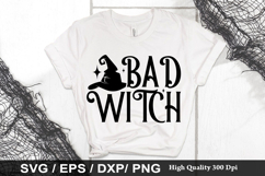 Bad witch SVG - Halloween Design Product Image 1