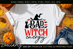 Bad Witch Funny Halloween SVG Spooky T-shirt Mug Design Product Image 1