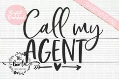 Call My Agent Baby Shower Gender Neutral SVG PNG EPS DXF Product Image 2