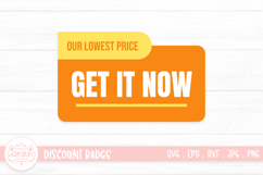 Get It Now Discount Badge Design Product Image 1