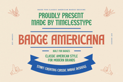 Badge Americana - Vintage Serif Display Product Image 1