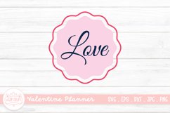 Valentine Planner Sticker | Valentine&#039;s Day Card Sticker Product Image 1