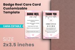 Badge Reel Care Card Product Image 4