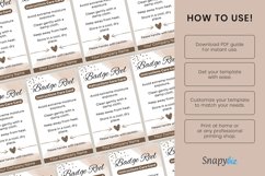 Badge Reel Instructions Care Card Template Product Image 8