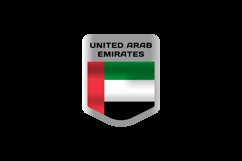Badge UAE nation flag design vector Product Image 2