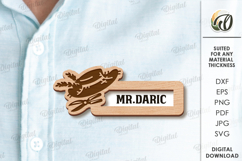Badges with name window Bundle Laser cut. Name Tags SVG Product Image 4