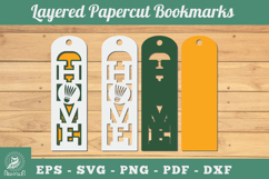 Badminton Ball Home 3D Papercut Bookmarks SVG Product Image 1