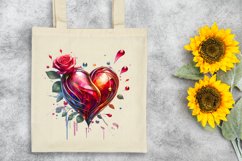 Broken Cold Heart Love Clipart |T-shirt, Mug, Tumbler Product Image 7