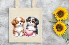 Puppies Heart , Clipart |T-shirt, Mug, Tumbler Product Image 6