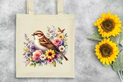 Watercolor Sprint Easter Bird |T-shirt, Mug, Tumbler Product Image 1