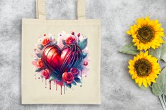 Broken Cold Heart Love Clipart |T-shirt, Mug, Tumbler Product Image 7
