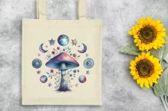 Mystical Mushroom | Celestial | Magic Mushrooms PNG |Tarot Product Image 6