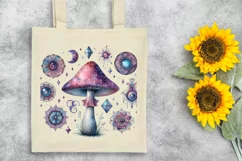 Mystical Mushroom | Celestial | Magic Mushrooms PNG |Tarot Product Image 6