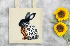 Easter Bunny Rose Flower, Clipart |T-shirt, Mug PNG Product Image 6