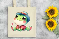 Frog Valentines Love |T-shirt, Mug PNG Product Image 6