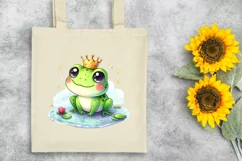 Frog on a Pond Valentines Love |T-shirt, Mug PNG Product Image 7