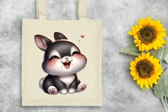 Bunny Flower, Clipart |T-shirt, Mug PNG Product Image 6
