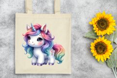 Cute Unicorn Clipart |T-shirt, Mug, Tumbler Product Image 7