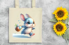 Easter Bunny Clipart |T-shirt, Mug PNG Product Image 6