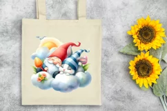 Easter Bunny Gnome Clipart |T-shirt, Mug PNG Product Image 7