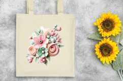 Flower, Clipart |T-shirt, Mug PNG Product Image 7