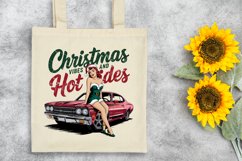 Christmas Vibes and Hot Rides PNG Clipart |Tshirt Design Product Image 8